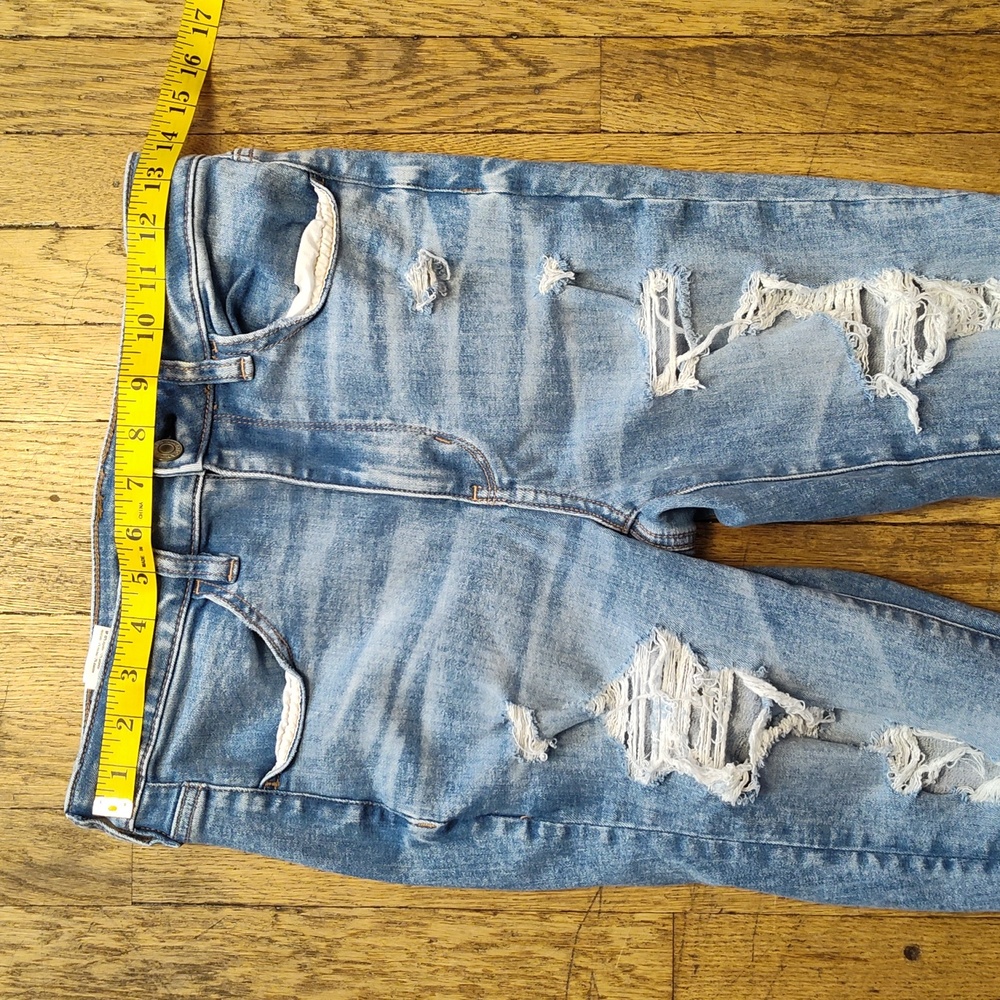 American Eagle Next Level Stretch Super High-rise Jeggings Women's Size 6 - Picture 3 of 16